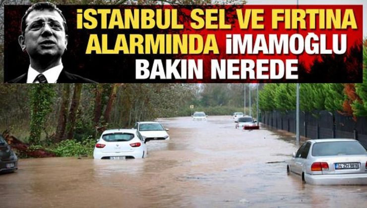 İstanbul alarmda, İmamoğlu yine ortada yok