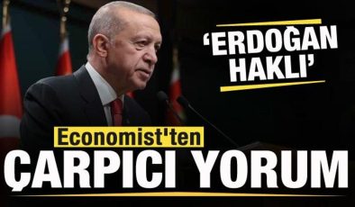 Economist’ten çarpıcı yorum: Erdoğan haklı