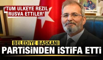 Tarsus Belediye Başkanı CHP’den istifa etti! Sert çıkış: Partiyi Türkiye’ye rezil ettiler