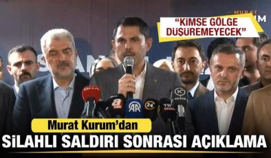 AK Parti İstanbul adayı Murat Kurum’dan silahlı saldırı sonrası açıklama