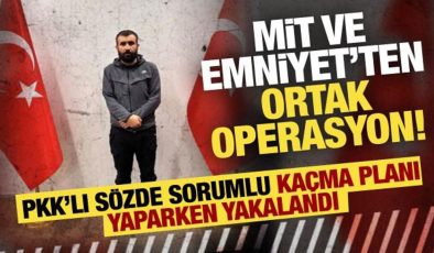 MİT ve Emniyet’ten ortak operasyon: PKK’lı sözde sorumlu yakalandı