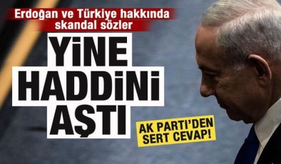 Netanyahu’dan skandal Erdoğan sözleri! AK Parti’den sert tepki