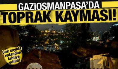 İstanbul Valiliği duyurdu! Gaziosmanpaşa’da toprak kayması: 96 vatandaş tahliye edildi